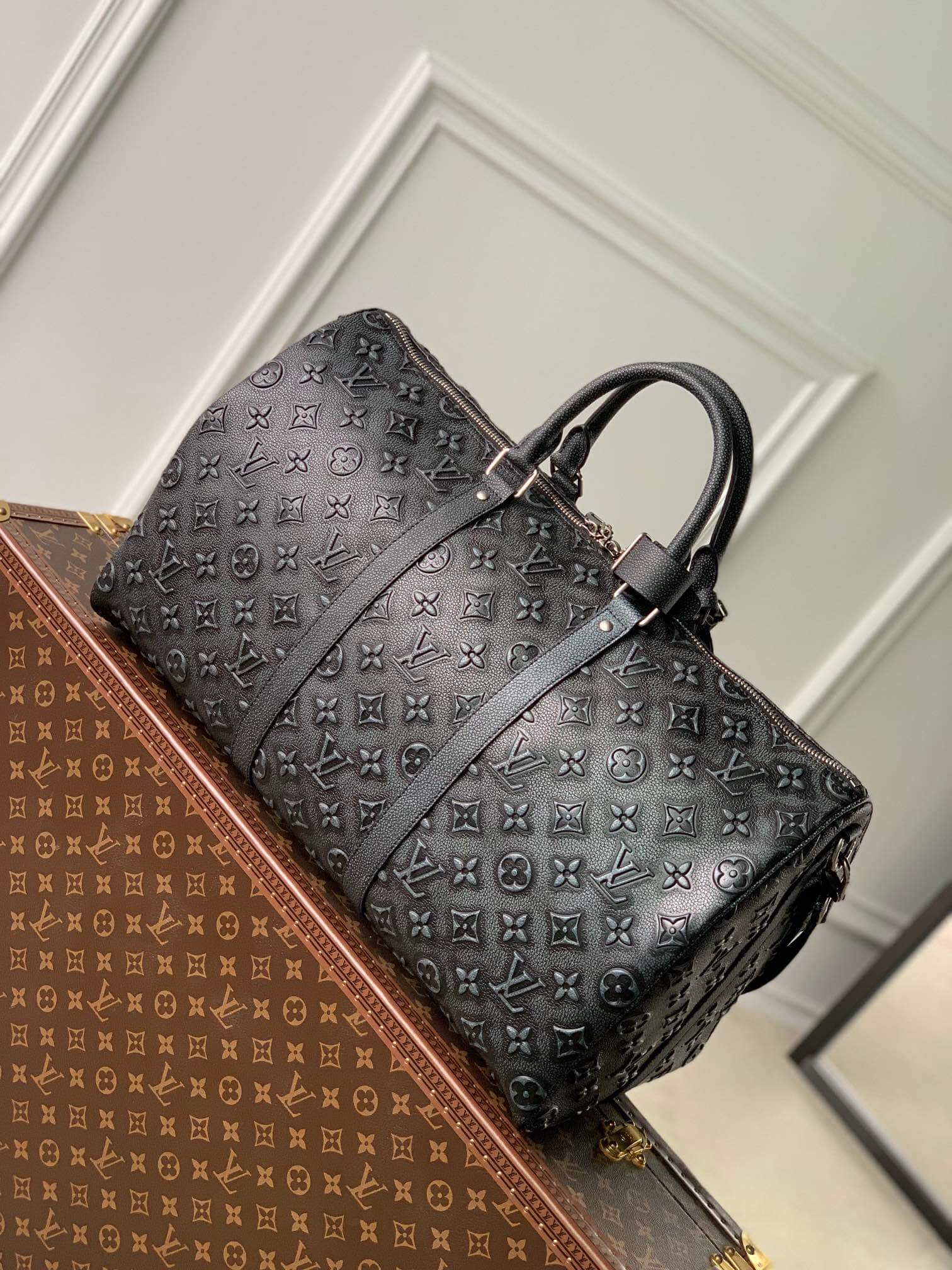 M21375 KEEPALL BANDOULIÈRE 50 Monogram black