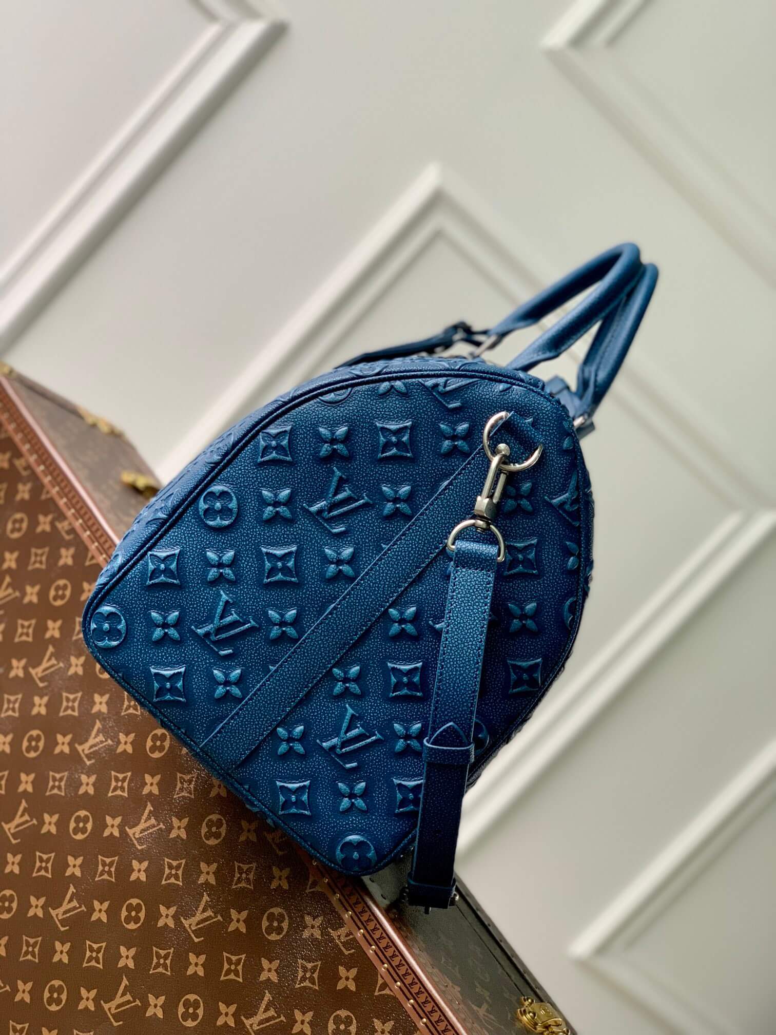 M21375 KEEPALL BANDOULIÈRE 50 Monogram dark blue