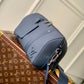 M21438 CITY KEEPALL Damier Distorted 27CM blue