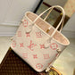 M21579 Neverfull MM Monogram light apricot 31cm