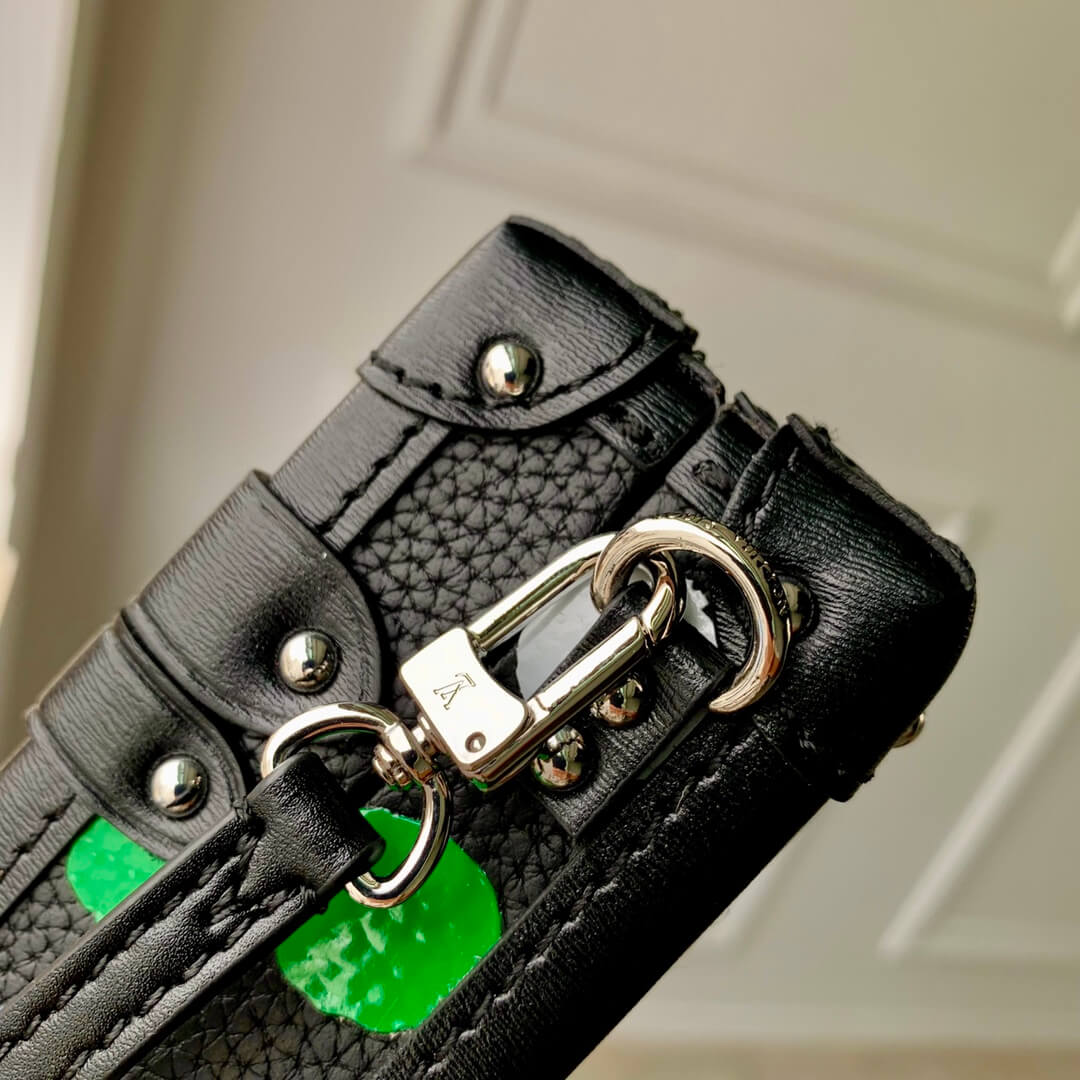 M21621 LU x YK Petite Malle 20cm Black COWHIDE/ REAL LEATHER