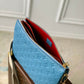 M21650 Coussin Monogram MM 34cm blue Female bag All leather