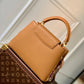 M21798 Capucines PM Taurillon 27cm brown COWHIDE/ REAL LEATHER