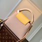 M22375 Capucines MINI Taurillon 21cm apricot COWHIDE/ REAL LEATHER