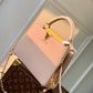 M22375 Capucines PM Taurillon 27cm apricot COWHIDE/ REAL LEATHER
