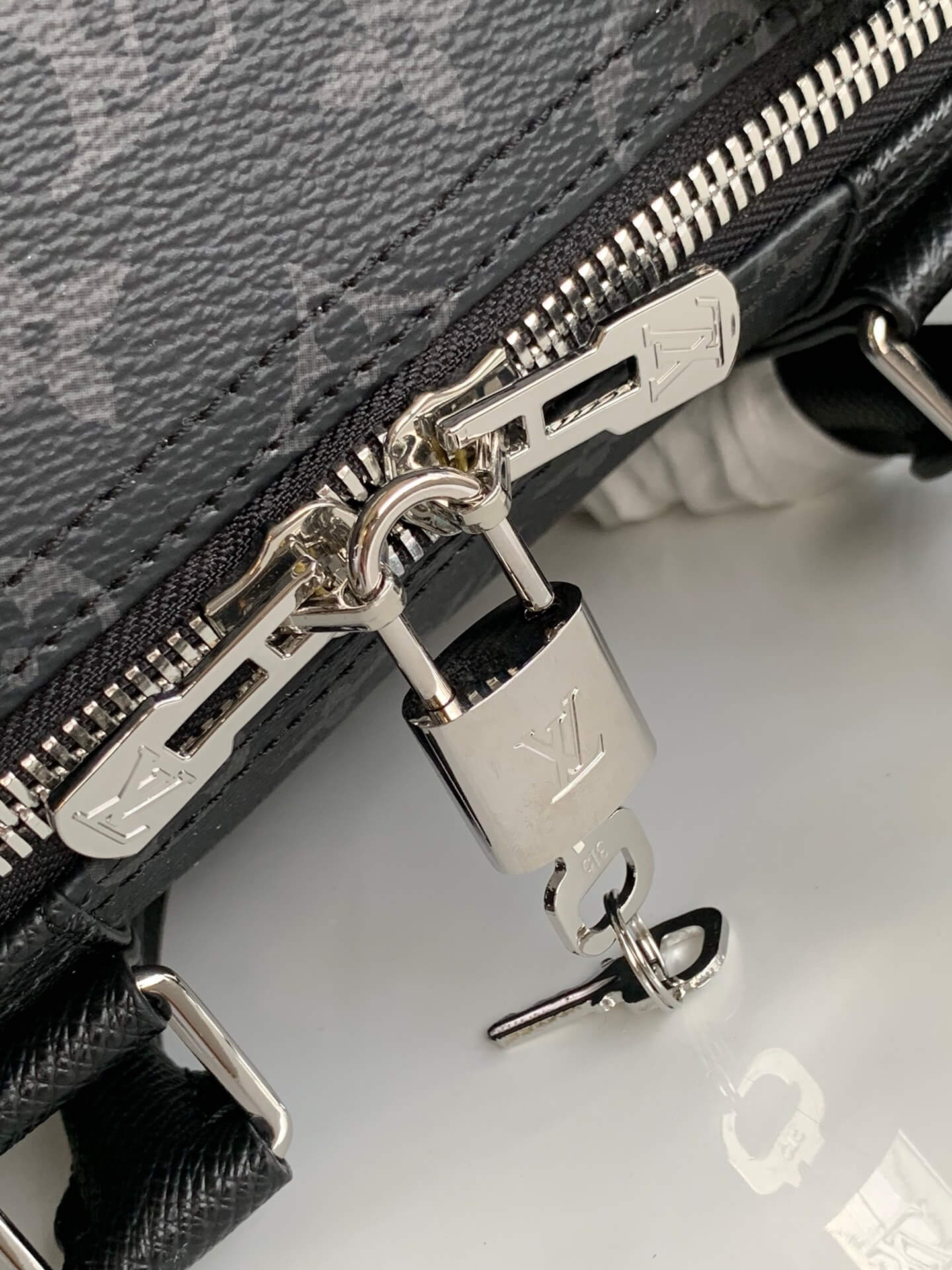 M30235 KEEPALL 45 black Travel bag 45CN monogram