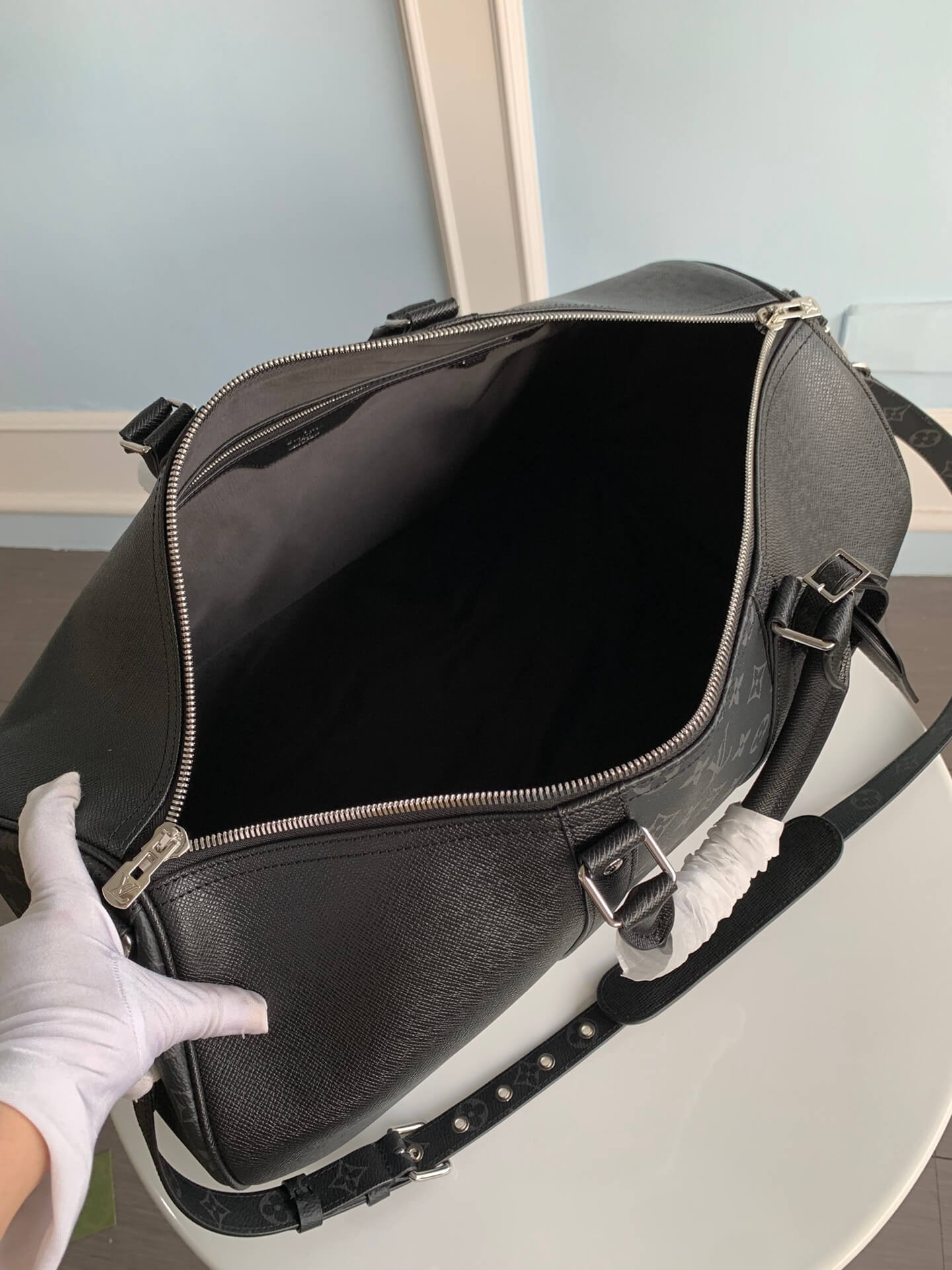 M30235 KEEPALL 45 black Travel bag 45CN monogram