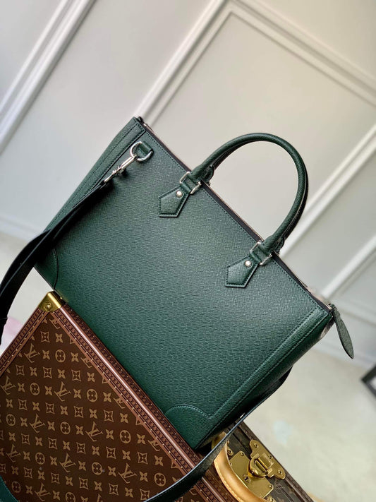 M30810 SLIM BRIEFCASE briefcase Taïga 40CM green