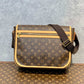M40105 Sac Plat GM 34CM monogram yellow