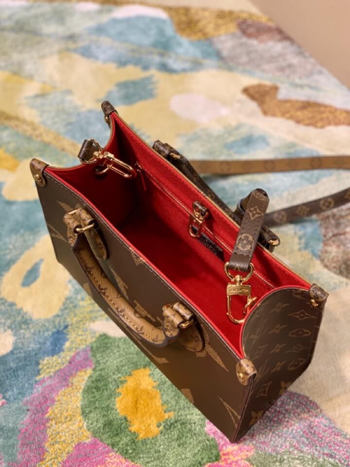 M45039 totes OnTheGo Monogram Toron 25cm INSIDE red