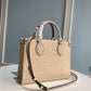 M45653 OnTheGo PM Monogram Empreinte leather white 25cm