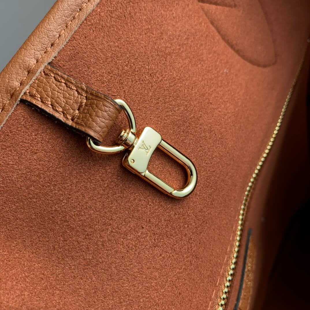 M45684 NEVERFULL MM brown embossed Monogram Empreinte 32cm