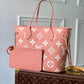 M45686 Neverfull MM Monogram Empreinte Rose Pink