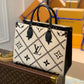 M46016 ONTHEGO Onthego Monogram Empreinte 35cm milk white