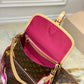 M46049 DIANE ubaxillary bag houlder bag cross body bags 25CM rose red
