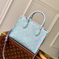 M46270 Onthego Monogram Empreinte 25cm green