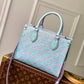 M46270 Onthego Monogram Empreinte 25cm green