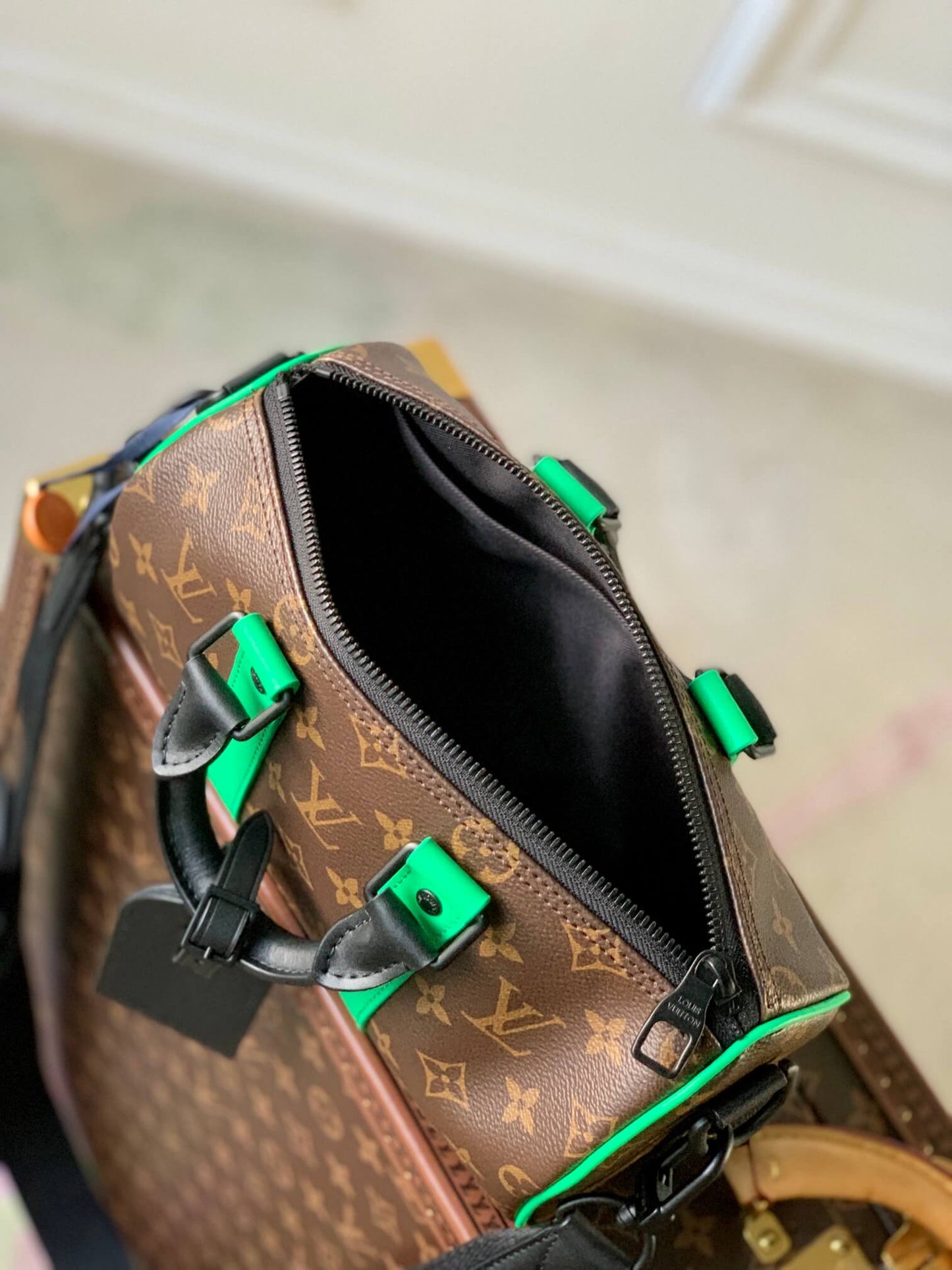 M46249 KEEPALL BANDOULIÈRE 25 Monogram green