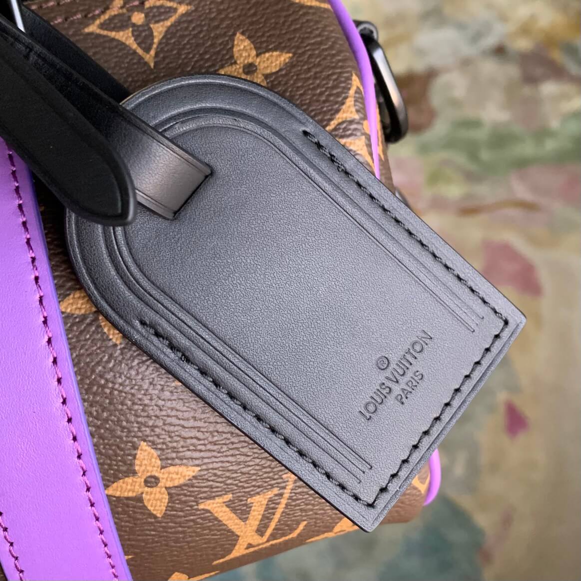 M46249 KEEPALL BANDOULIÈRE 25 Monogram purple