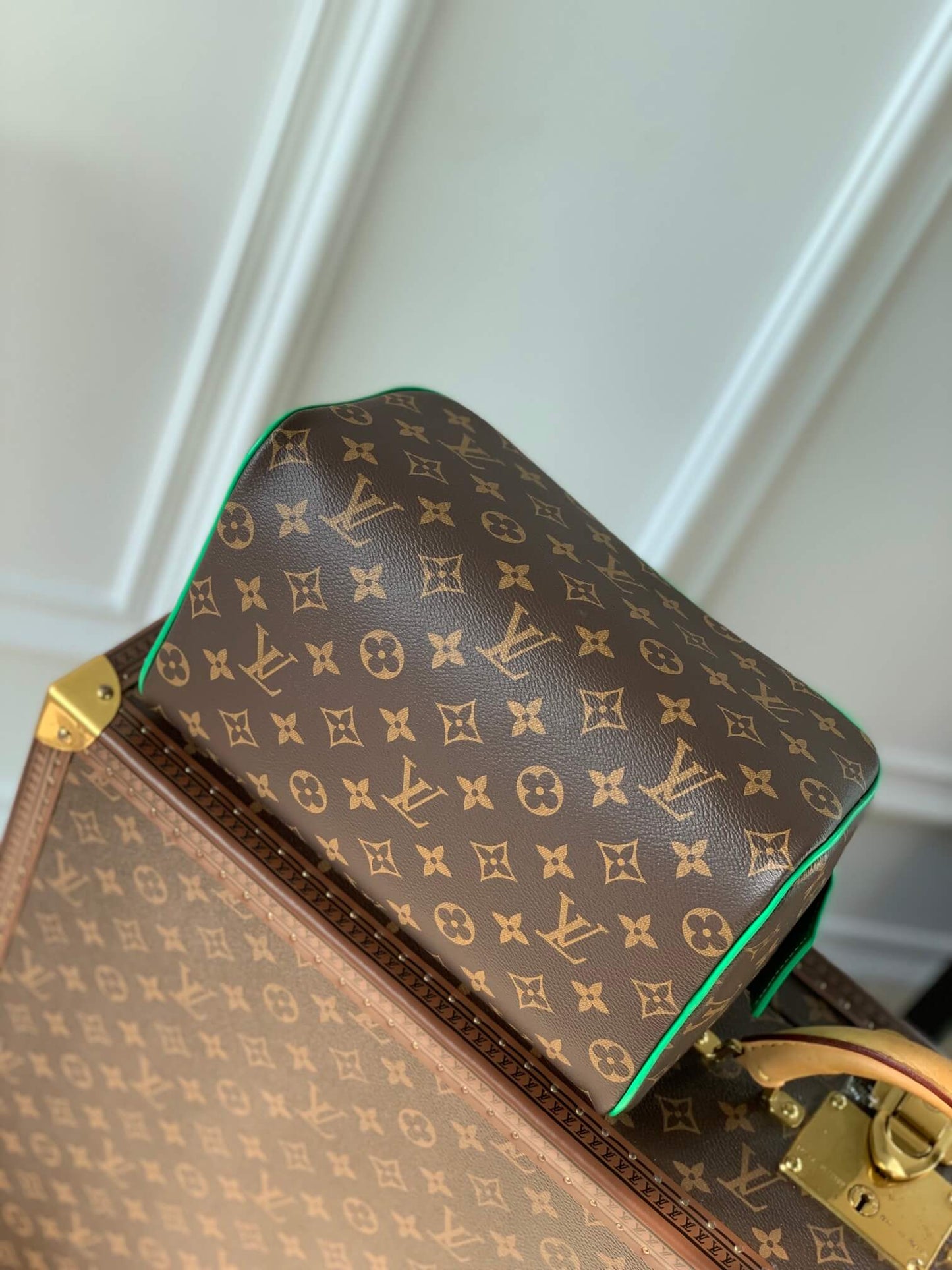 M46253 Dopp Kit Monogram Macassar green 28cm