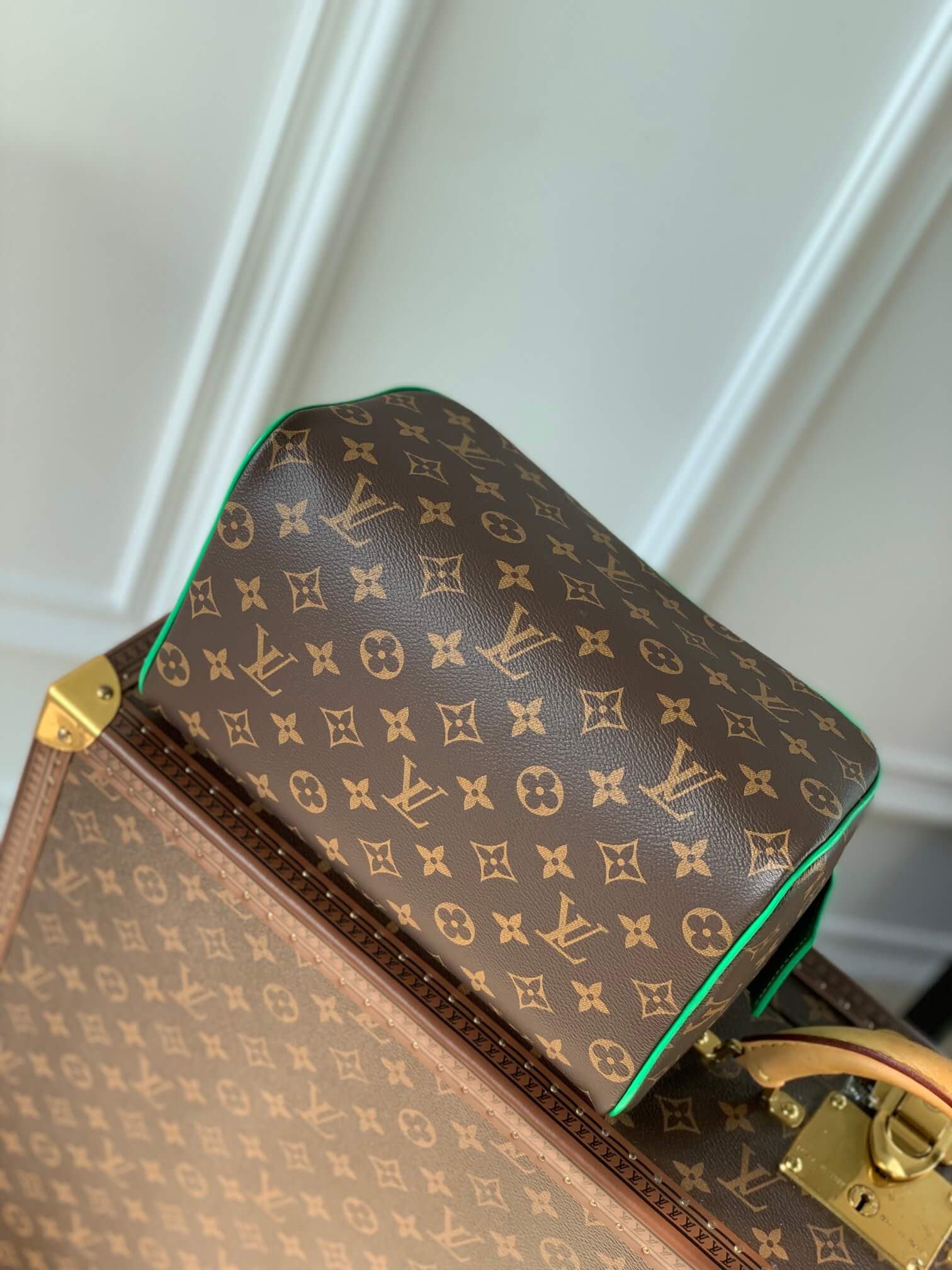 M46253 Dopp Kit Monogram Macassar green 28cm