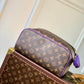 M46253 Dopp Kit Monogram Macassar purple 28cm