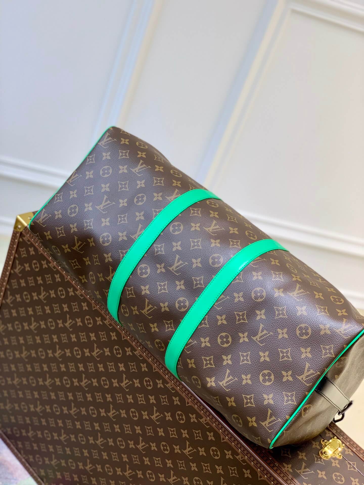 M46259 KEEPALL BANDOULIÈRE 50 green Men's bag Travel bag