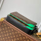 M46266 Trio Sac Plat Monogram Macassar 25cm green