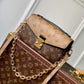 M46279 POCHETTE METIS EAST WEST yellow monogram