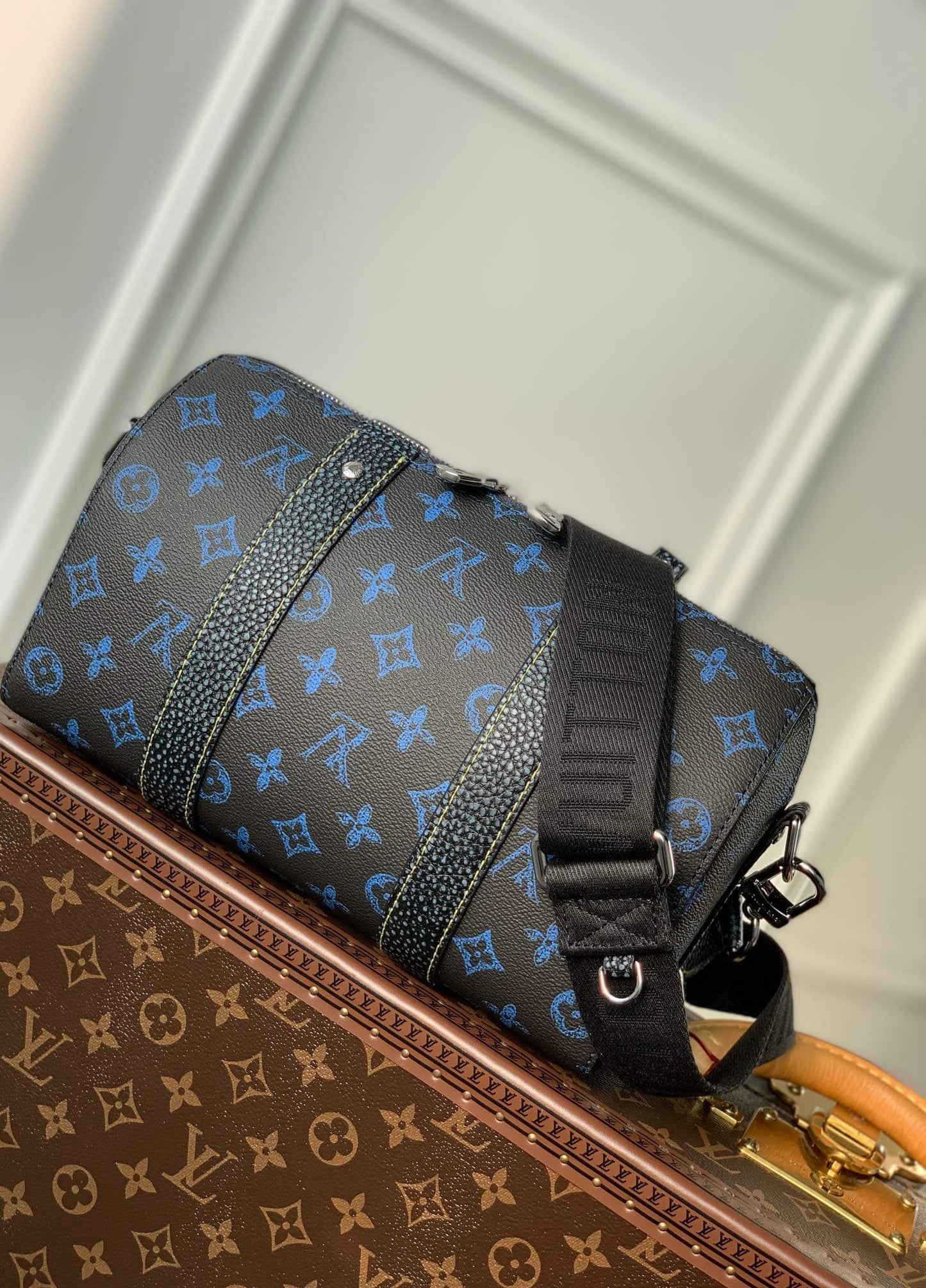 M46339 City Keell Monogram Bandana 27CM Misty Blue