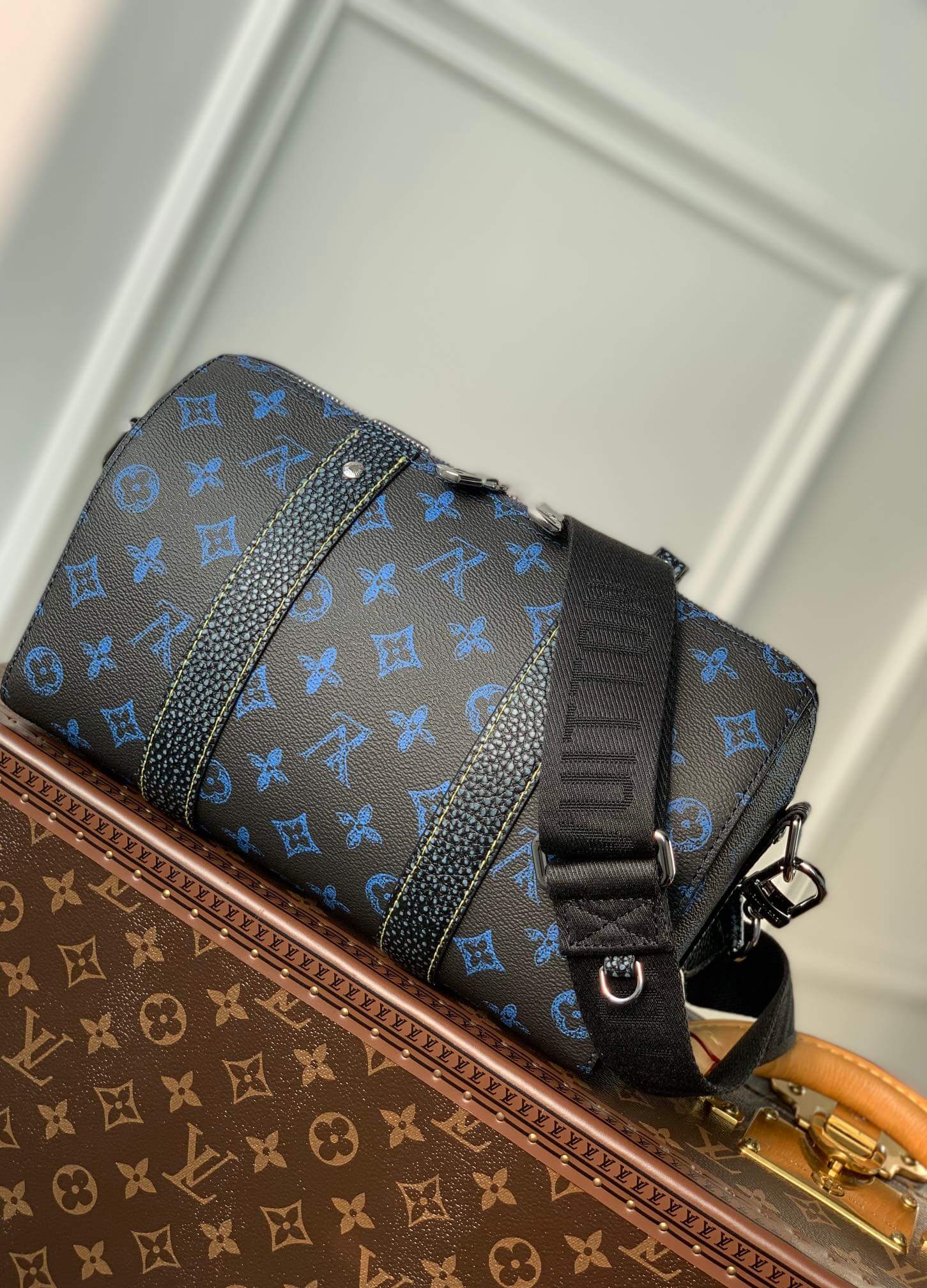 M46339 City Keell Monogram Bandana 27CM Misty Blue