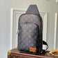 M46344 AVENUE SLING BAG MM Damier Graphite 20cm black