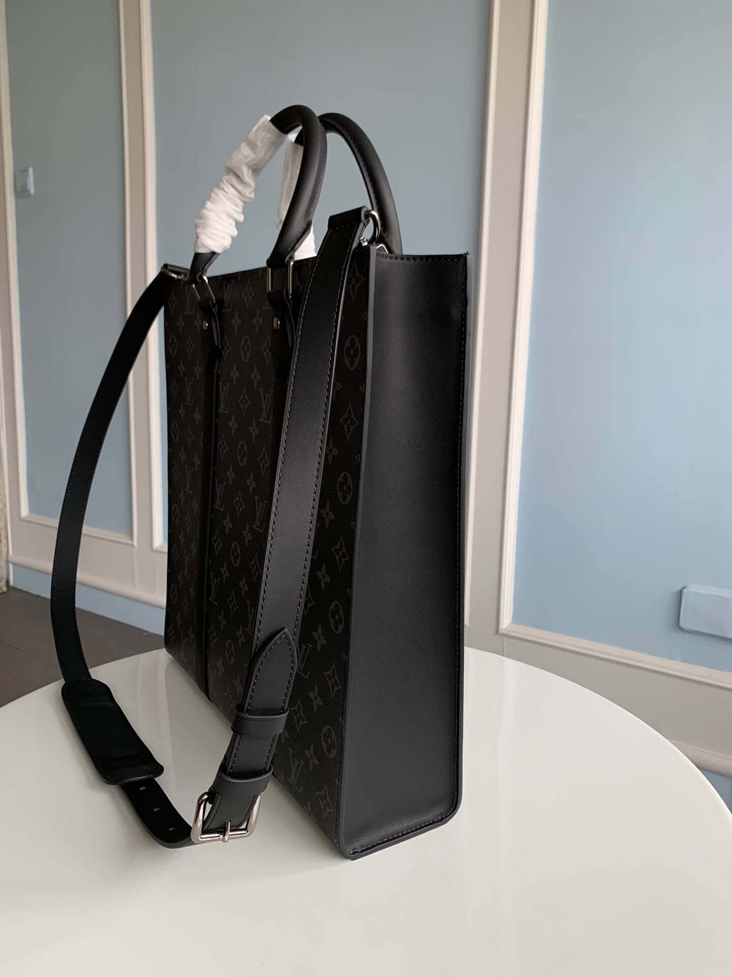 M46452 SAC PLAT MM Handbag Monogram Chess 36.5cm black