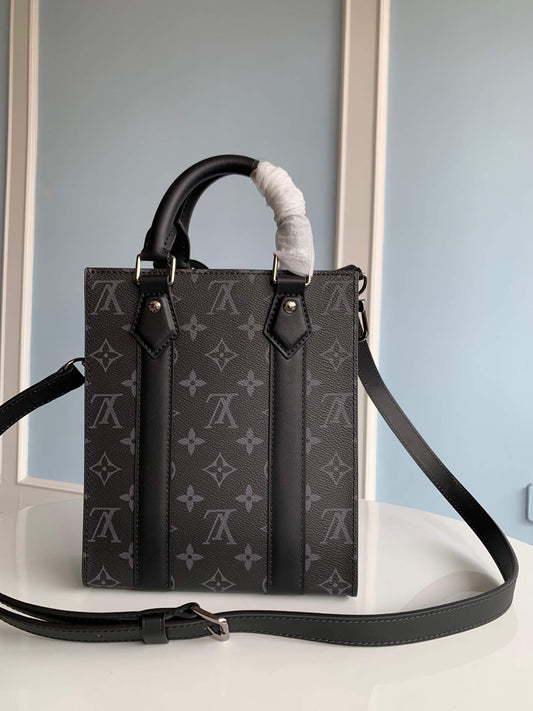 M46453 SAC PLAT mini Handbag Monogram Chess 19cm black