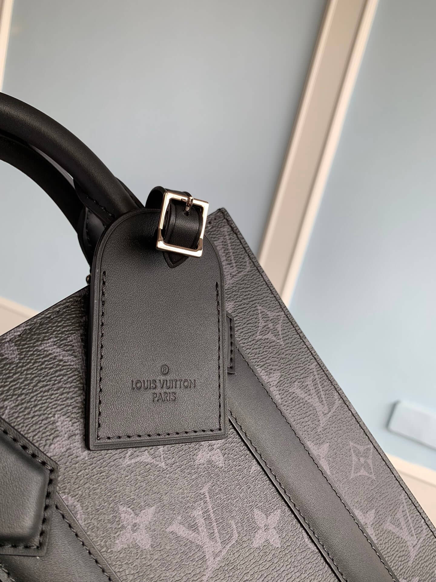 M46453 SAC PLAT mini Handbag Monogram Chess 19cm black