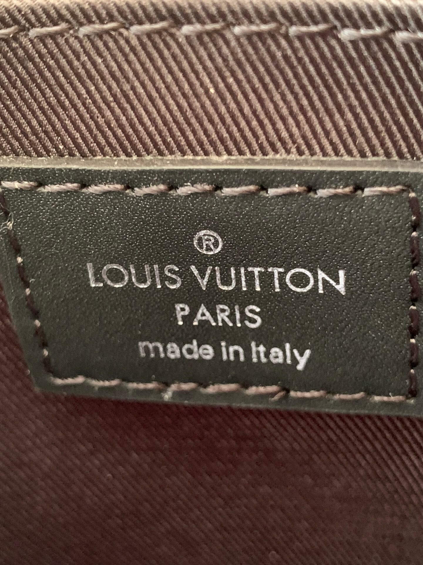 M46453 SAC PLAT mini Handbag Monogram Chess 19cm black