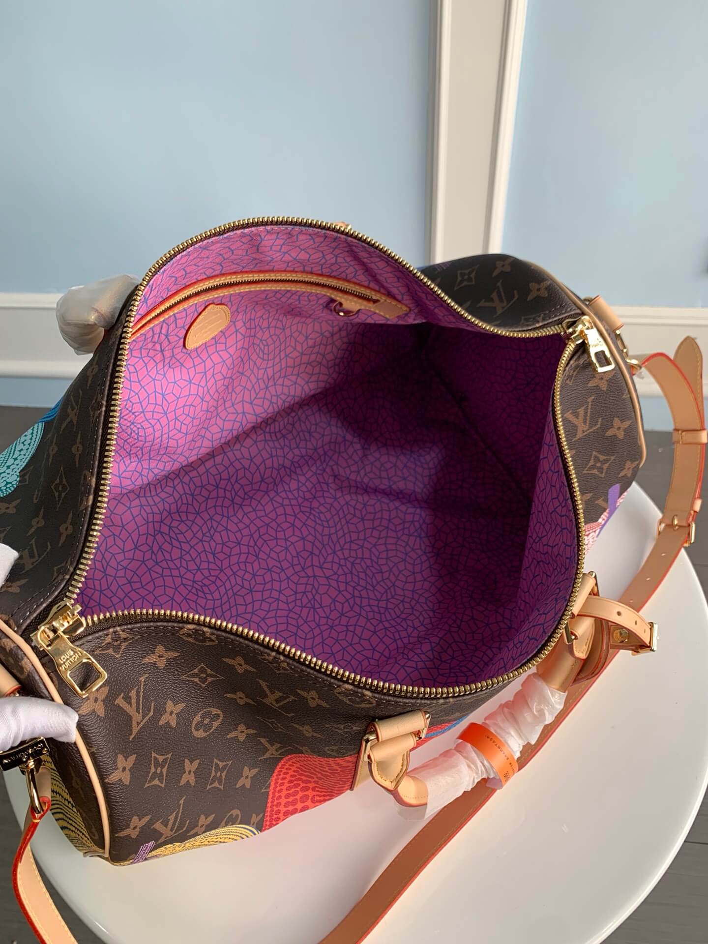 M46471 x YK KEEPALL Bandoulière 45 Monogram COWHIDE/ REAL LEATHER