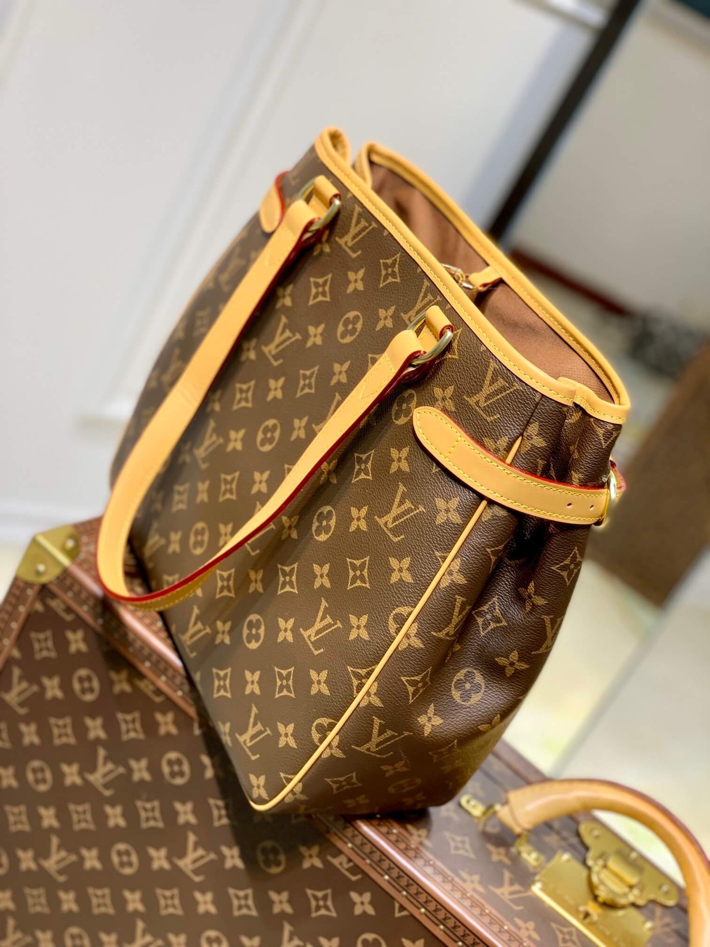 M51153 neverfull MM A4 shopping bag Monogram 34CM yellow