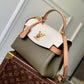 M53937 Lockme Ever BB Handbag green 28cm Material of calf leather