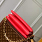 M57790 Coussin Monogram PM 26cm red Female bag All leather