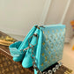 M57793 Pochette Coussin PM Monogram 26cm light blue yellow cowhide-leather