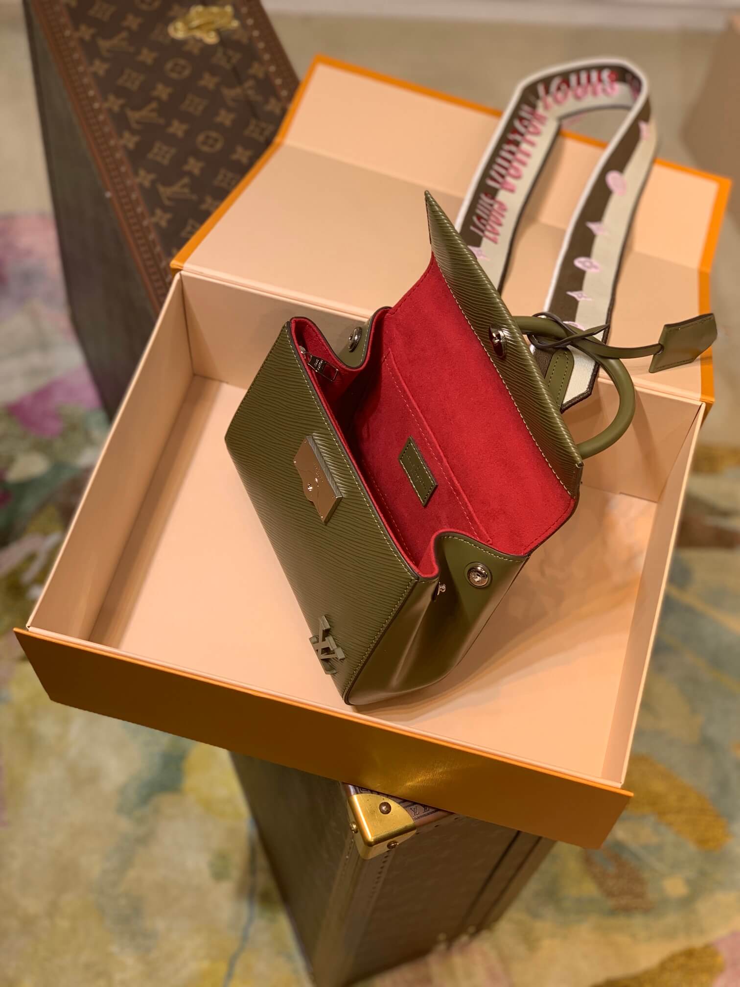 M59108 Cluny MINI Monogram 20cm Brownish green