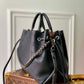 M59200 BELLA TOTE monogram 32cm black Soft perforated cowhide