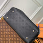 M59200 BELLA TOTE monogram 32cm black Soft perforated cowhide