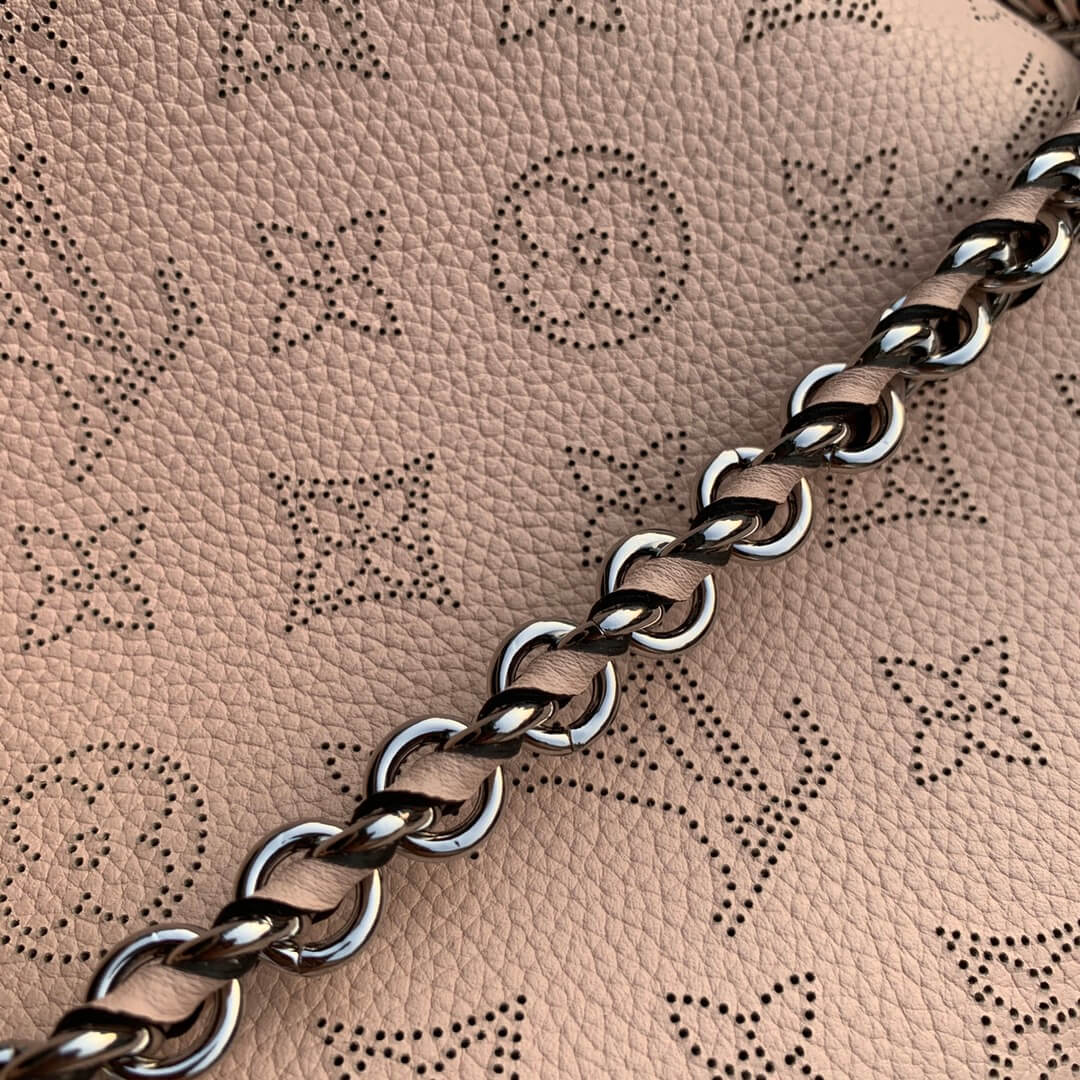 M59200 BELLA TOTE monogram 32cm black Soft perforated cowhide