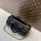 M59800 Papillon BB Monogram 20cm black