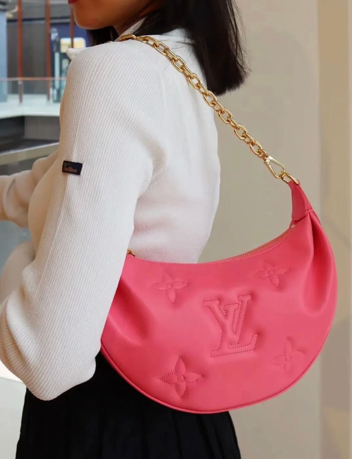 M59915 Over The Moon Monogram rose red 27.5cm