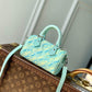 M81625 Nano Speedy Monogram Empreinte 16cm green