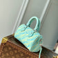 M81625 Nano Speedy Monogram Empreinte 16cm green