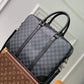 N40445 Porte-Documents Voyage PM 36.5cm Damier Graphite black